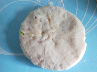 18、五香葱油肉饼,手压扁？