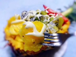 9、水果沙拉,菠萝酸酸甜甜口感棒棒哒