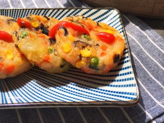 13、宝宝辅食12M➕：什锦土豆饼,成品图