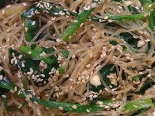 5、凉拌菠菜,成品图