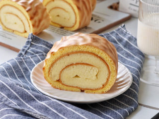 20、虎皮蛋糕卷,最喜欢上面的那层虎皮啦