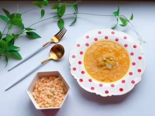 10、【宝宝辅食】12M+，虾松杂蔬炒饭,营养搭配：虾松杂蔬炒饭+金汤娃娃菜