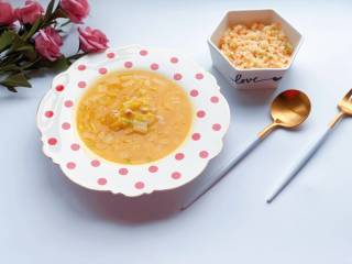 11、【宝宝辅食】12M+，虾松杂蔬炒饭,营养搭配：虾松杂蔬炒饭+金汤娃娃菜