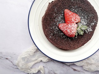 12、黑米蒸蛋糕,倒扣模具，晾凉后脱模，超级好吃！