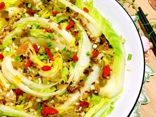 21、简单方便又美味➕蒜蓉粉丝娃娃菜,成品