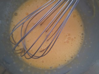 2、卡通手绘蛋糕卷,拌匀