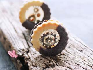 16、玻璃心杂粮饼干,成品