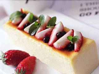 17、乳酪控不要错过滴~Ins网红蛋糕【Cheese Terrine乳酪砖】,表面进行装饰