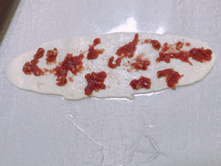 19、牛肉薄饼,抹上牛肉碎