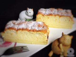 15、魔法蛋糕,三种口味的蛋糕就这样完成了。