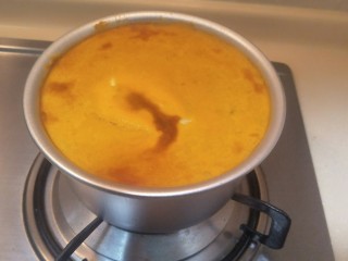 25、不一样的红薯芝士蛋糕????—绝赞美味!,出炉完成。要热乎乎的才好吃喔。