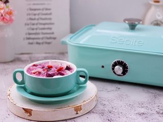 18、紫薯百合核桃糯米粥,成品一