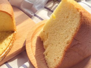 20、宝宝辅食12M➕：8寸戚风蛋糕,成品图