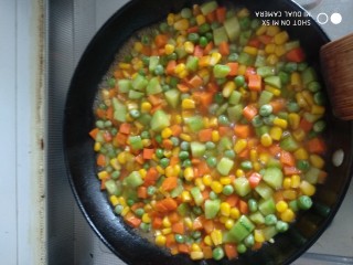 5、什锦蔬菜,大伙收汁