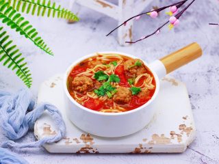 22、番茄肉丸汤,成品一