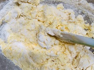 11、咸香芝士曲奇,切拌均匀，不画圈就行。