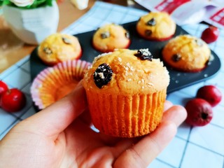 17、蔓越莓椰蓉麦芬蛋糕,外脆里嫩，巨好吃