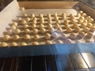 10、无添加奶豆,烤箱100度烧烤40分钟即可