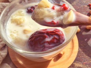 8、宝宝辅食10M➕:银耳花生牛奶,成品图