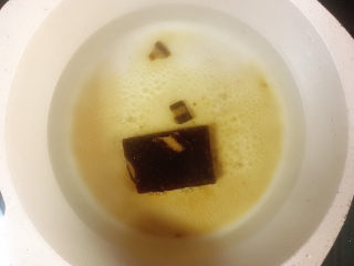 12、南瓜小圆子,放入半块片糖