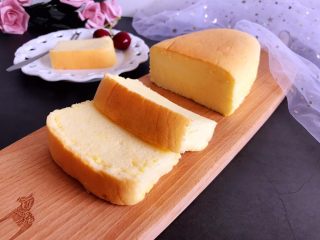 15、轻乳酪芝士蛋糕,成品