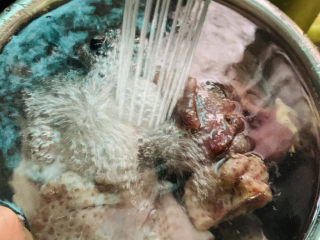 8、虫草花乌鸡汤,取一次要煮的量，冲洗干净，其余放冰箱冰冻起来；