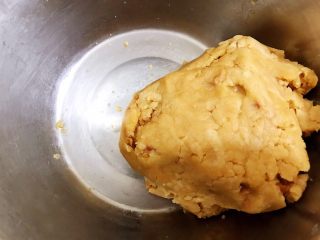 9、茶点——花生小酥饼,混合均匀成无干粉,不要过度揉捏无干粉即可