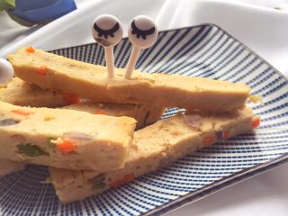 10、宝宝辅食10M➕：豆腐蔬菜条,成品图