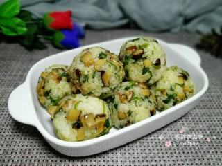 20、雪菜香菇团子,成品图