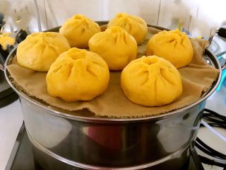 24、黄金菜团子,黄金菜团子蒸好了