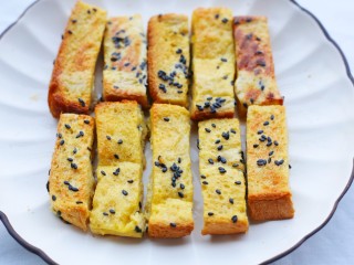 10、超好吃的土司条,非常好吃。