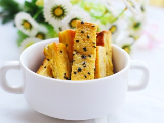 14、超好吃的土司条,做法超简单~