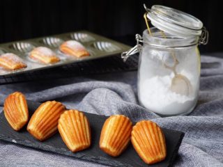 17、法式玛德琳小蛋糕,完成啦