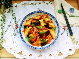 32、红墙绿瓦，墨走游龙➕阿晨家常豆腐,成品