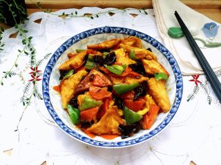 33、红墙绿瓦，墨走游龙➕阿晨家常豆腐,成品