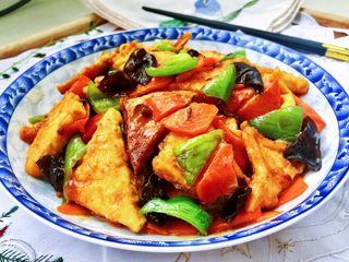 36、红墙绿瓦，墨走游龙➕阿晨家常豆腐,成品