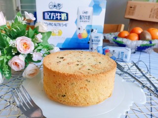 19、香葱肉松戚风蛋糕（6寸圆模）,成品图！