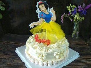 15、白雪公主蛋糕,成品