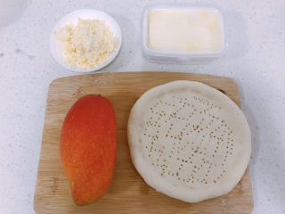 1、芒果披萨,所需食材如上