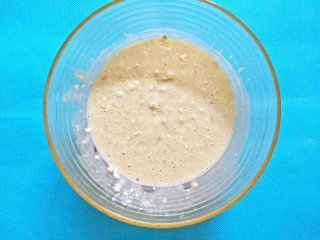 10、奶香燕麦饼,搅拌好的燕麦奶糊