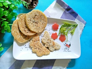 16、奶香燕麦饼,奶香燕麦饼 就完成啦