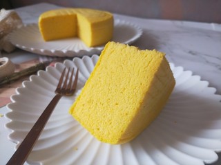 17、南瓜蒸蛋糕,成品图