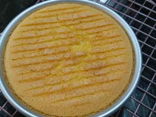 13、榴莲戚风蛋糕,转个身看看