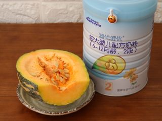 1、南瓜奶片,准备食材