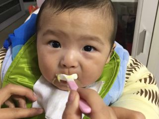 8、面条+娃娃菜泥,美味斯密达！