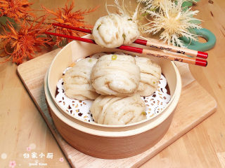 16、椒盐花卷,清香的椒盐花卷上桌了！