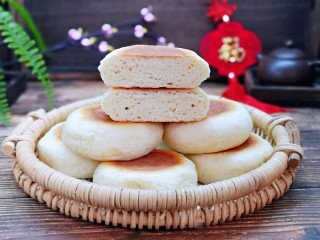 17、香甜松软的喜饼,切开啦！从此爱上这个味儿。