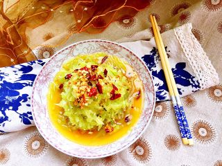 14、炝拌莴笋丝,成品