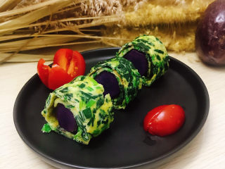 19、菠菜蛋卷,成品图