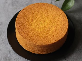 12、南瓜戚风蛋糕（六寸）,成品图